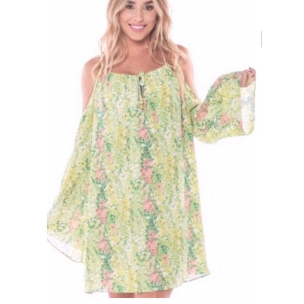 SOFT FLOWY VILLA DRESS-FERNGULLY - Picture 5 of 6